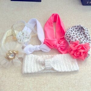 Beautiful headband set for Baby or Little Girls Bundle✨w/Free Gift Bag 💕